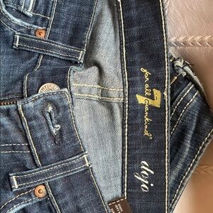 7 For All Mankind Indigo Denim Jeans